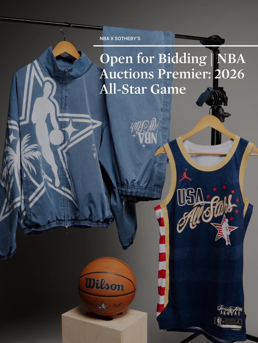 Own a piece of All-Star history. NBA Auctions Premier: 2026 NBA All-Star Game is now open for bidding.

Featuring jerseys worn during the 75th NBA All-Star Game at Intuit Dome in Los Angeles, along with the championship clinching basketball and game worn warmups from the league’s biggest stars.

Bidding is open March 10-16 @nbaauctions