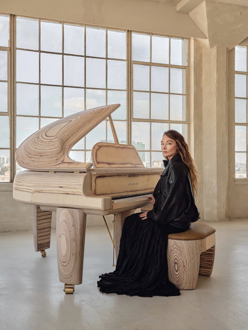 TAKE NOTE Designing a musical instrument has been a dream of mine for many years. Music has always been one of my greatest sources of inspiration, shaping how I think about mood, emotion, and the experience of space. To bring that dream to life with @edelweisspianos, a world-class seventh-generation family company, feels incredibly special.

I’m honored to introduce TIMBRA, my first piano. A piano carries a rare emotional and spatial presence. It is both instrument and architecture, capable of shaping the atmosphere of a room before a single note is played.

With TIMBRA, I wanted to explore that duality through form. Soft, fluid, and sculptural, its silhouette is informed by cadence, contour, and the movement of sound through space. Handcrafted from layers of birchwood veneer and available in six translucent finishes, each piece reflects an extraordinary attention to materiality, proportion, and craft.

What moves me most is the balance between sensuality and precision, between performance and quiet presence. TIMBRA was designed to be experienced visually, emotionally, and acoustically, an object that brings rhythm, warmth, and beauty into a space.

It has been incredibly meaningful to see this idea take shape, and I’m deeply grateful to everyone who helped bring it to life with such care, artistry, and precision. To create something that lives at the intersection of sound, craft, and sculpture has been very special to me. Available now at kellywearstler.com XK