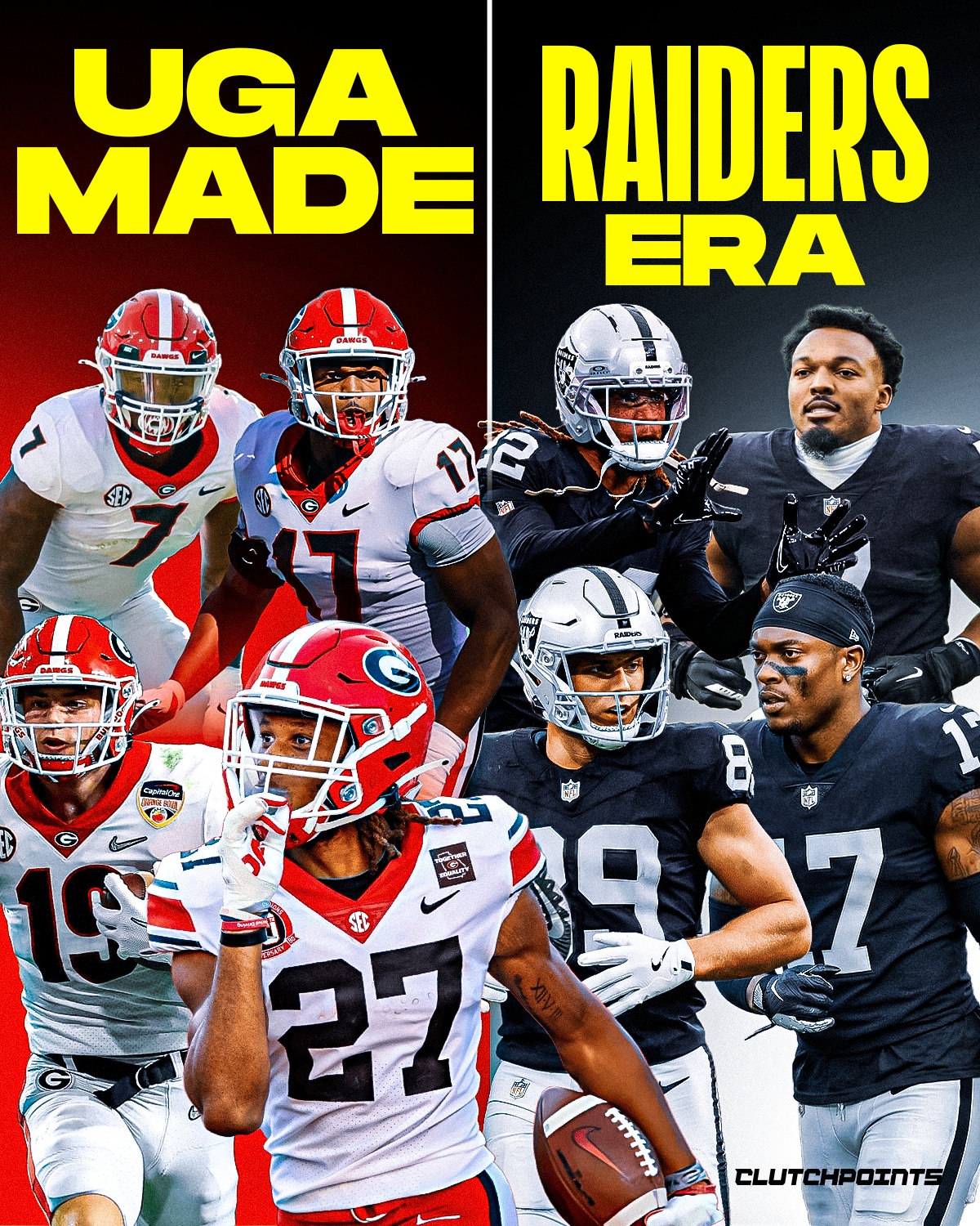 The Raiders are doubling down on defensive chemistry by bringing together two key pillars of Georgia’s historic championship defense. 

The team has reached agreements with linebackers Quay Walker and Nakobe Dean, reuniting the former Bulldogs in the middle of the defense. 

Walker and Dean join an established Georgia contingent in Las Vegas that already includes Brock Bowers and Eric Stokes, who recently signed a three-year extension.

The Raiders committed significant capital to secure the duo, with Quay Walker signing a three-year, $40.5 million deal and Nakobe Dean agreeing to a three-year, $36 million contract. 

Together, they are expected to provide the speed and sideline-to-sideline range required for the 2026 defensive scheme.
