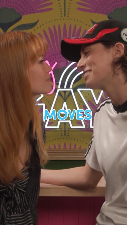 Let’s just say she does in fact have moves… 
.
#kiss #first