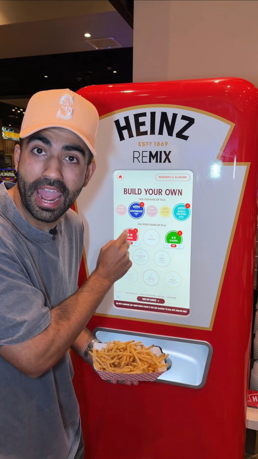 @heinz made a build your own sauce machine 🤯 #heinz