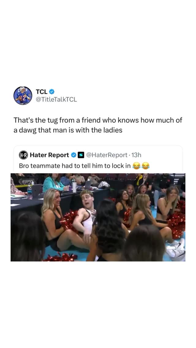 “First of all, happy belated International Women’s Day” 🤣

(via @haterreport_, H/T titletalktcl/X)