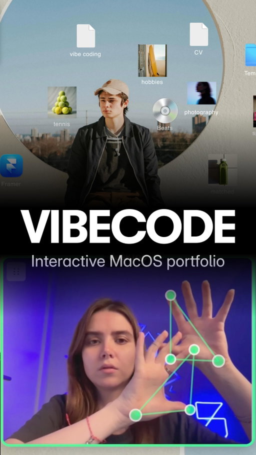 Here’s how to vibe-code a portfolio that mimics a macOS desktop, letting visitors drag and rearrange everything

💬 Comment “PORTFOLIO” and we’ll send you the full prompt.

#websitebuilder #webdesign #vibecode