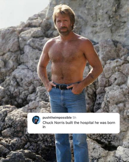 86 TURNED CHUCK NORRIS TODAY 🎂 ⁣
⁣
Born Carlos Ray Norris on March 10, 1940, in Ryan, Oklahoma, he served in the United States Air Force before becoming a martial arts champion and one of the most iconic action stars of the ‘80s and ‘90s. He holds an 8th degree black belt in Taekwondo and is the first Westerner to be awarded an 8th degree black belt Grand Master in Tae Kwon Do. From “Walker, Texas Ranger” to “Missing in Action,” he built a career that made him a household name. But it was the legendary internet jokes about him that turned him into a global phenomenon unlike anything else. Two decades later, the jokes are still going strong and the comments on this post prove it. ⁣
⁣
Drop your comments for the 86 year old legend, Chuck Norris. 👑