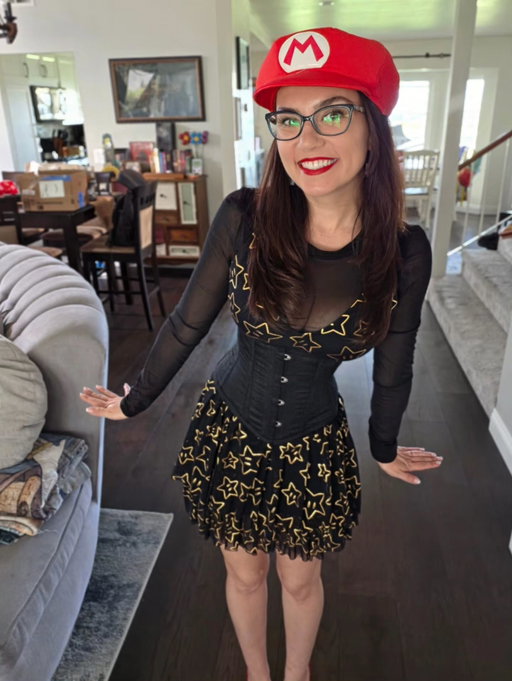 Happy #mar10day 🌟 there's something about the Super Mario Bros world that makes me feel like a kid again 😄

Short story time: When I was in elementary school, I had a really hard time making friends but I LOVED my nintendo and the few friends I did have, I was able to connect with through NES games 🥹 and talking about gaming secrets we found and having gaming hangouts

Back then, I actually designed a board game based on the mushroom kingdom 😂 which I now realize could have been the precursor to Mario Party lol. I was before my time clearly lol

Anyway I hope you are able to use today to celebrate what makes you happy!! Happy #mar10 day!

#supermario #geekchic #embracejoy