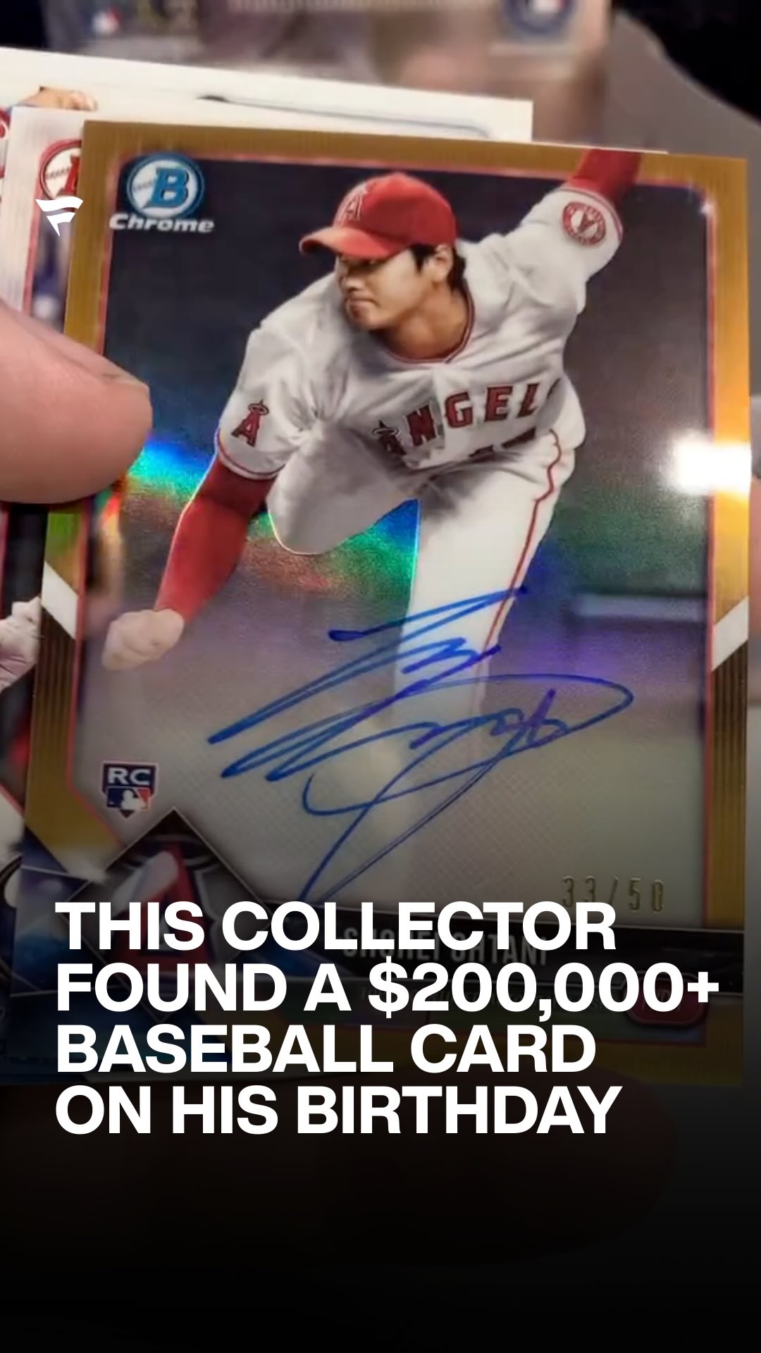 The best birthday gift of all time? 😳

@summitsportscardsllc was opening packs of baseball cards on his birthday when he found a Shohei Ohtani rookie autograph - numbered to just 50 in the world.