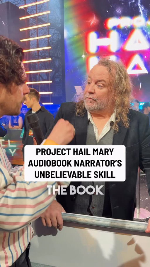 Ray Porter read Project Hail Mary for the first time when recording the audiobook 🤯

#projecthailmary #rayporter #audiobook #sony #book