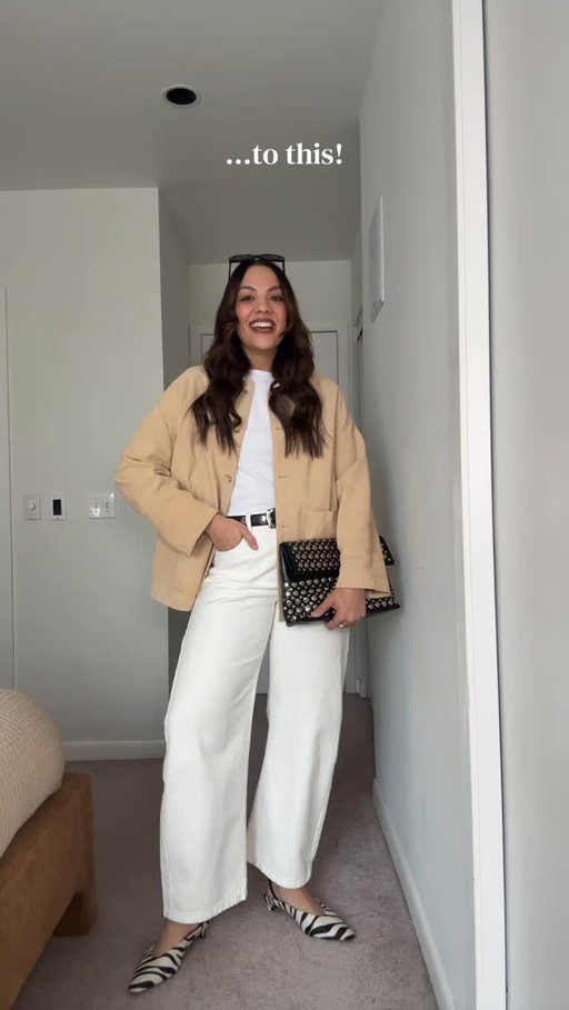 Elevating your outfits by looking at your hair, accessories, styling, and shoes 💛 Comment SHOP below to receive a DM with the link to this post on my LTK ⬇ https://liketk.it/5YU0J #styletips #fashionhelp #elevatedoutfits #elevatedcasual #styleadvice