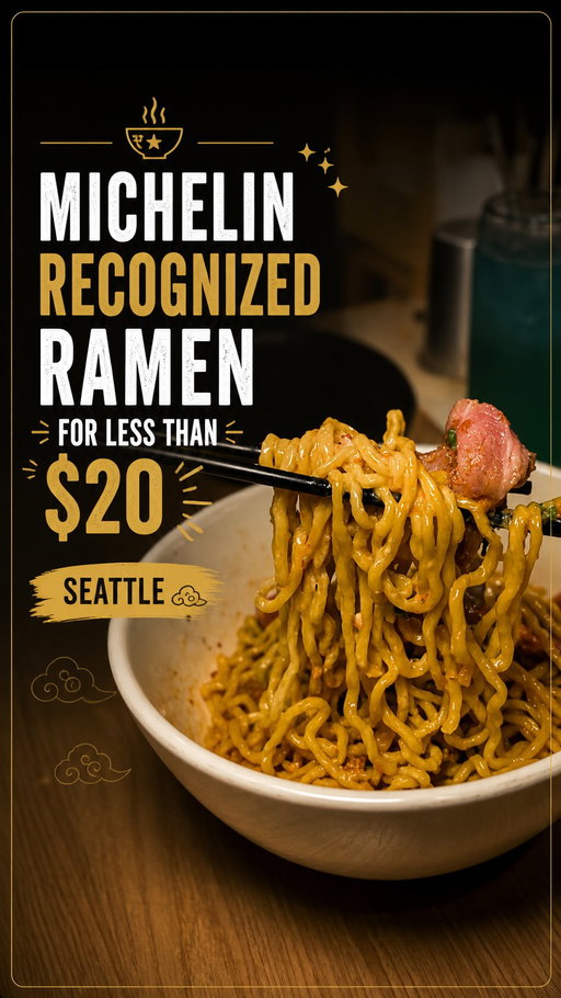 Ramen with a twist ⬇️ 

This Michelin-recognized ramen spot in Seattle keeps their bowls under $20. But there’s one thing that makes it completely different.

We went to Kajiken, a Japanese ramen concept known for serving abura soba. It’s a brothless style of ramen that’s all about bold flavor and texture. 

Instead of soup, you mix everything together with chili oil and vinegar, creating a rich, umami-packed bowl that hits with every bite.

Must-try dishes:
✨ Roast Beef Abura Soba
✨ Homura Ramen
✨ Yuzu Karaage
✨ Gyoza 

📍 1640 11th Ave, Seattle

If you’re a ramen fan, this is definitely a spot you’ll want on your list.

+ follow @slurpseattle for more cheap finds. 

#seattle #seattlefoodie #washington #explore #seattleinfluencer
