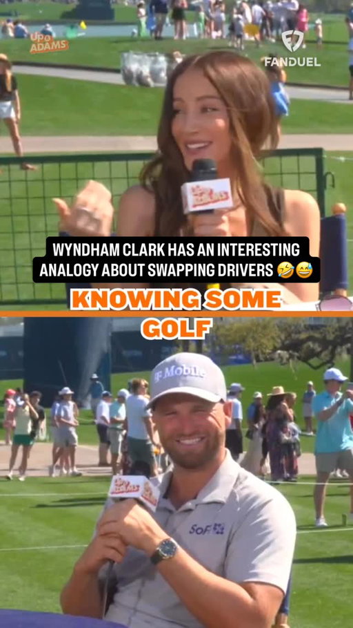 “We’re still talking about drivers right?” 🤣🤣

@wyndhamclark had an interesting analogy when asked about why he’s swapped his driver out so much this season…