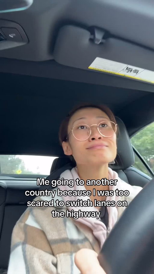 When you too scared to switch lanes on the highway