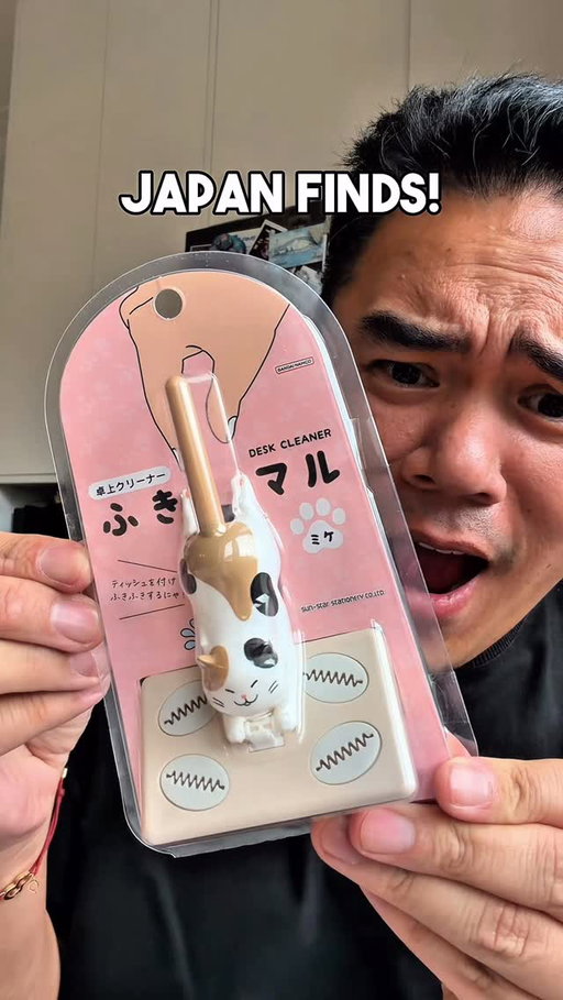 Use Code: ADRIAN if you are interested in getting it from @rainbowholic.shop ! This is the cutest #japanesestationery desk accompaniment! #japan #japanfinds #stationery #catlover @rainbowholic