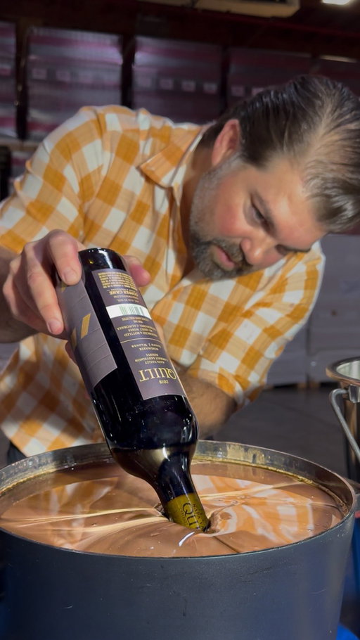 Did you know our Napa Valley Quilt Cabernet Sauvignon
Reserve is dipped and wrapped by hand?

Cabernet Sauvignon
Napa Valley
96 Points | Tasting Panel
Winemaker: @joethewinemaker