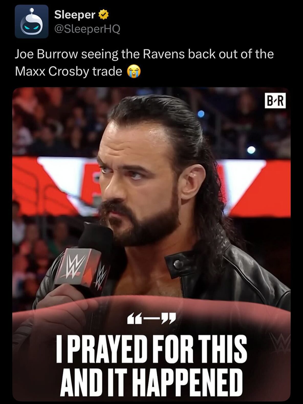 Ik Joe Burrow smiling ear to ear about the Maxx Crosby news 😭