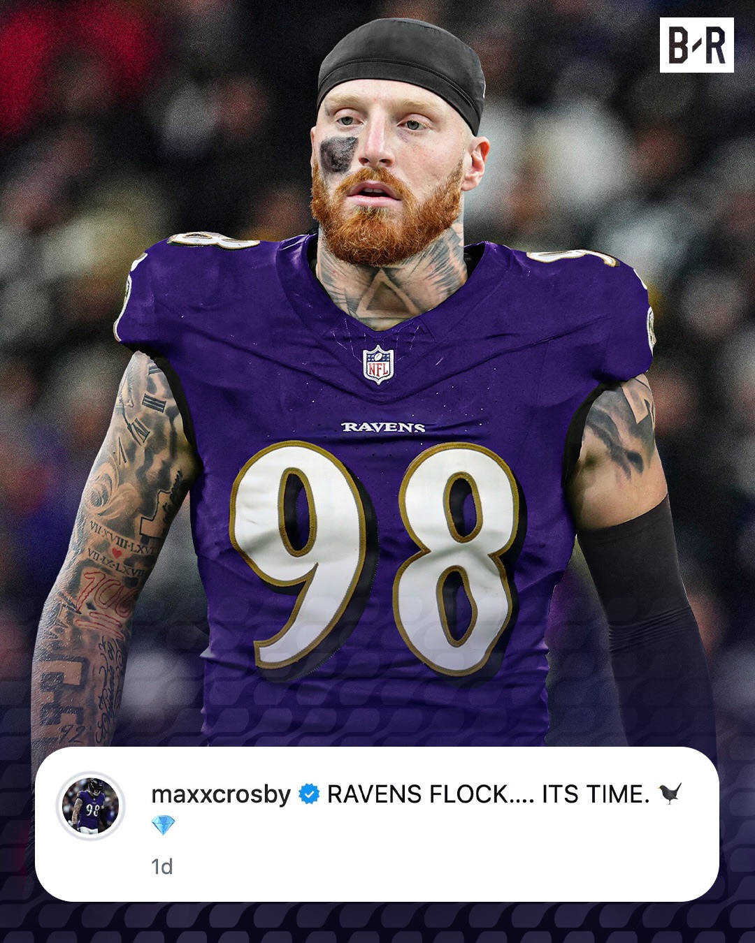 Maxx Crosby was READY to be a Raven 💔😔

(via @maxxcrosby, @kimberleymartin, @wyche89, @dmrussini)