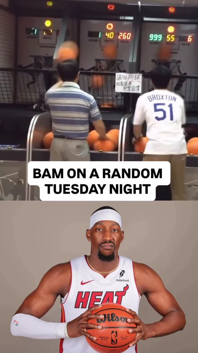 Bam Adebayo is out here dropping 60 points on a random Tuesday night 

#miamiheat #heatnation #bamadebayo #nba