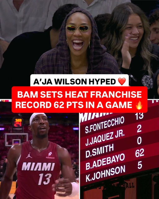 A’JA WAS HYPED FOR HER MAN AFTER HE MADE HISTORY FOR THE MIAMI HEAT 🔥🔥