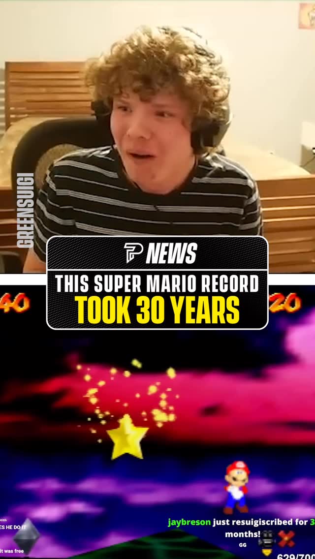 Mario Day is March 10, and it also happens to be the year Super Mario 64 turns 30.

One of the biggest names in the SM64 scene right now is speedrunner Suigi, who has held world records across all five main categories, including 120 Star, 70 Star, 16 Star, 1 Star, and 0 Star. He has even put up a cash bounty for anyone who can break one of his times, because he says the game is basically in a “five of five” curse where only he is still taking the records down. ￼

#Pubity #Viral #Gaming