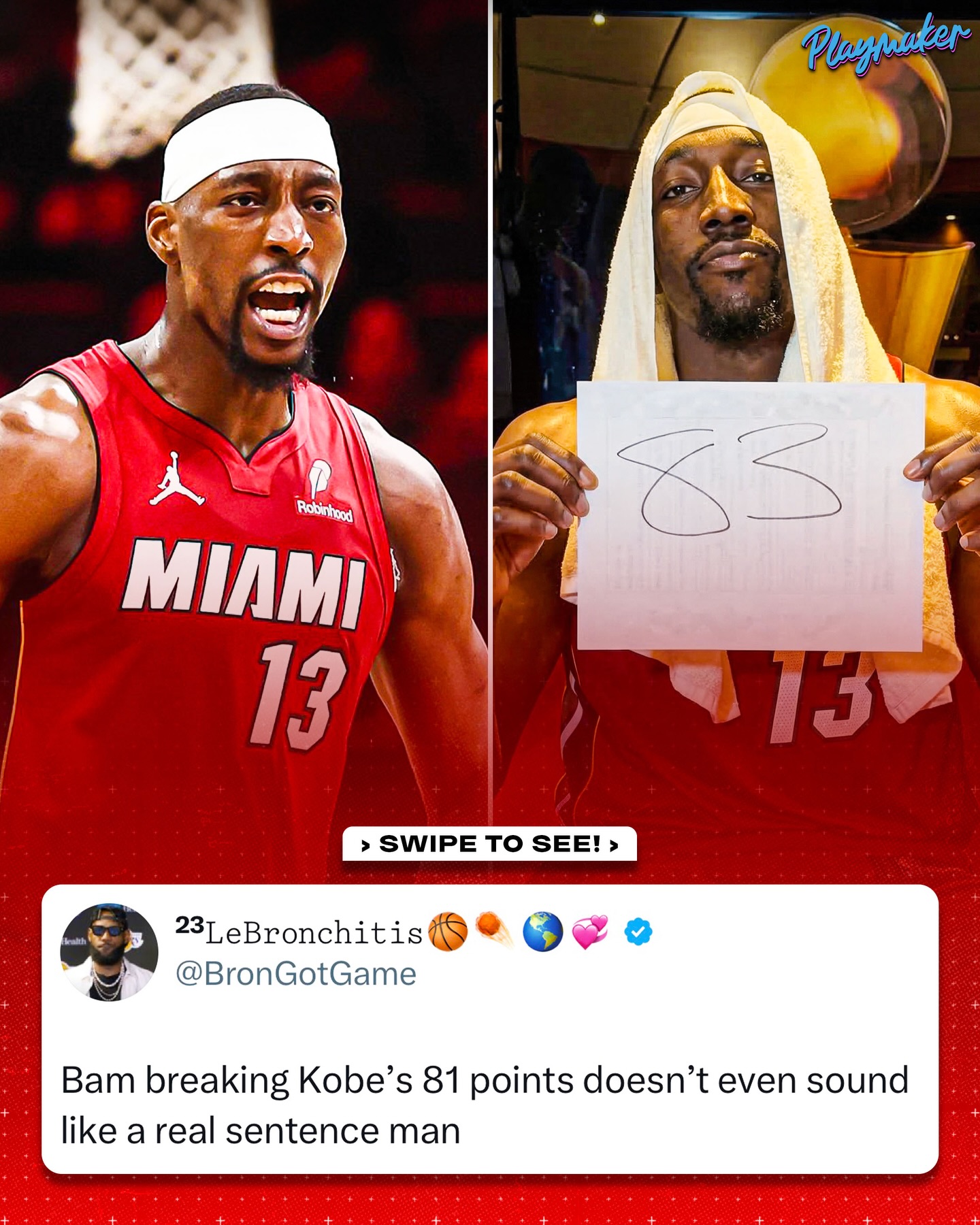 NBA Twitter was cooking after Bam Adebayo’s historic 83-point performance🤣