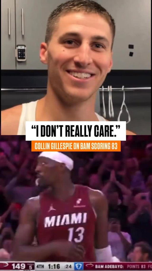 Collin Gillespie doesn’t care that Bam scored 83💀🤣

🎥 Duane Rankin