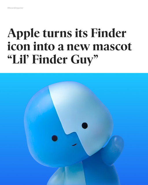 Apple’s new mascot? 🥹

@apple has turned its iconic two-tone Finder icon into a character fans are calling “Lil’ Finder Guy.”

The tiny, cute mascot briefly appeared in promotional TikTok posts and a livestream for the new MacBook Neo, and with only two appearances it has quickly become an online sensation.

The overnight love for Lil’ Finder Guy has sparked fan-made illustrations like @thebasicappleguy’s, 3D print models like @arielstudio_o’s, memes, and calls for Apple to release merchandise.

While not officially confirmed as a brand mascot or official name, “Lil’ Finder Guy” could become Apple’s second unofficial mascot, following Clarus the Dogcow.

Clarus began life as a bitmapped Cairo font image designed by Susan Kare in 1983 and was later used in the classic Mac OS Page Setup dialog to demonstrate page orientation; over time it became a beloved symbol among Apple developers.

#LilFinderGuy #AppleDesign #MacOS #apple #macbookneo #macbook #branding #graphicdesign #visualidentitydesign #characterdesign #mascot #mascotdesign