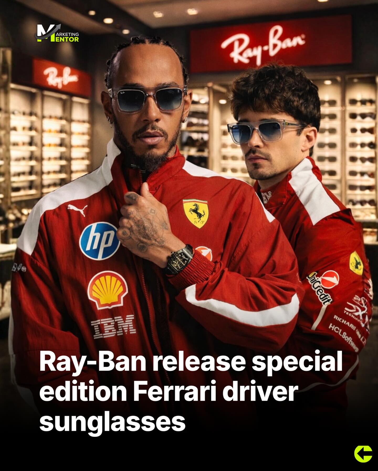 Ray-Ban continues to blend motorsport energy with timeless eyewear design through its latest Driver Special Edition sunglasses created with the Scuderia Ferrari Formula 1 team. The collection celebrates Ferrari’s racing spirit while bringing the style of the paddock into everyday luxury accessories. Inspired by speed, precision and modern performance, the designs highlight the long-standing partnership between fashion and Formula 1 culture.

The Charles Leclerc Driver Special Edition reflects the personal style of the Ferrari driver with a sleek, performance-inspired silhouette and racing-influenced detailing. Subtle Ferrari accents and premium materials give the frame a bold yet refined character. It’s a piece designed to feel just as comfortable trackside as it does in the city.

The Lewis Hamilton Driver Special Edition brings a more striking aesthetic with vibrant tones and a confident frame design. The model captures Hamilton’s fearless personality while staying true to Ferrari’s high-performance DNA. Together, the two designs merge Formula 1 heritage with Ray-Ban’s iconic eyewear craftsmanship.

As luxury and motorsport continue to intersect, limited driver-inspired accessories like these are becoming collector pieces for fans and style enthusiasts alike. With premium packaging and signature Ferrari branding, the sunglasses celebrate the thrill of racing through a refined design lens.

Images: @rayban

#RayBan #Luxurious