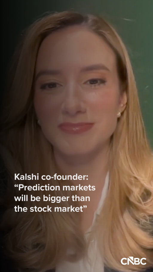 Luana Lopes Lara, co-founder and COO of Kalshi, explains why she believes prediction markets will be bigger than the stock market.

Listen to the full interview on the CNBC Changemakers and Power Players podcast, at the link in bio.