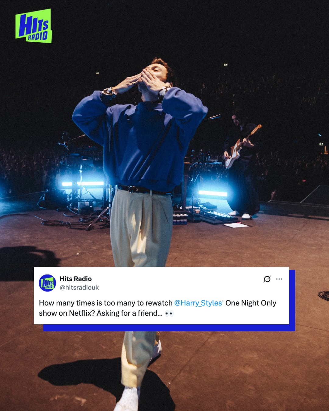 We’re still not over Harry Styles’ One Night Only show in Manchester… 😭

And now YOU could be seeing him live this summer, plus Bruno Mars, and joining us at Hits Radio Live 👀✨

Vote for your ultimate hit from the 00s to today in the Top 300 via the link in our bio for your chance to win.