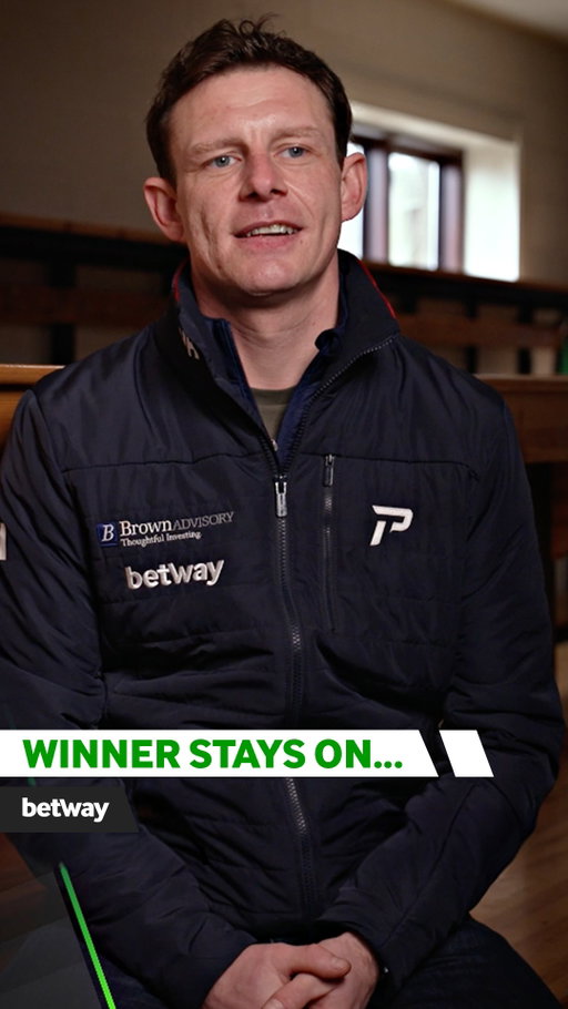 There was only ever going to be one winner here. 😎

Paul Townend plays 'Winner Stays On...' with all-time jockeys.

18+ | Be Gamble Aware