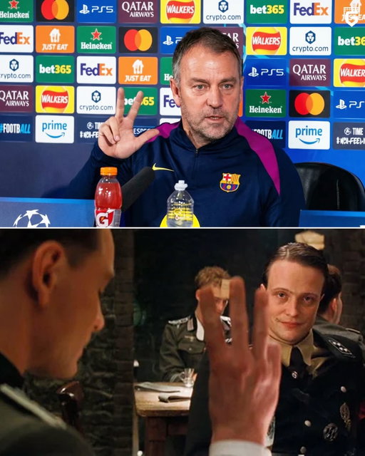 Hansi Flick is a real german..if you know you know😅