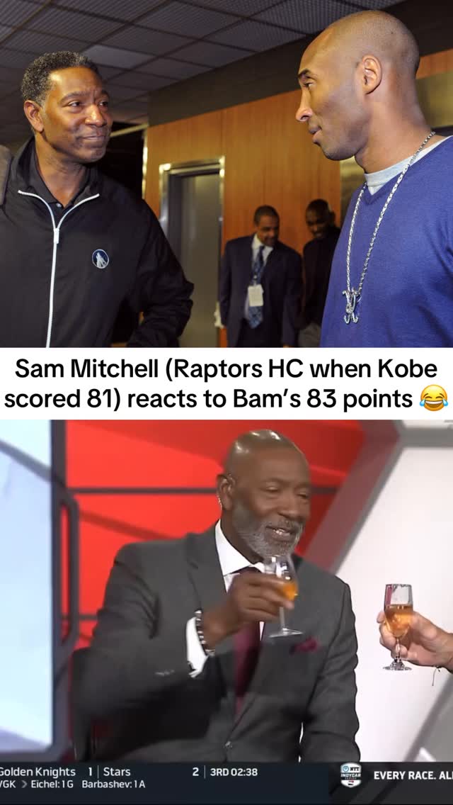 A historic night for Bam Adebayo AND Sam Mitchell. 😂🍾