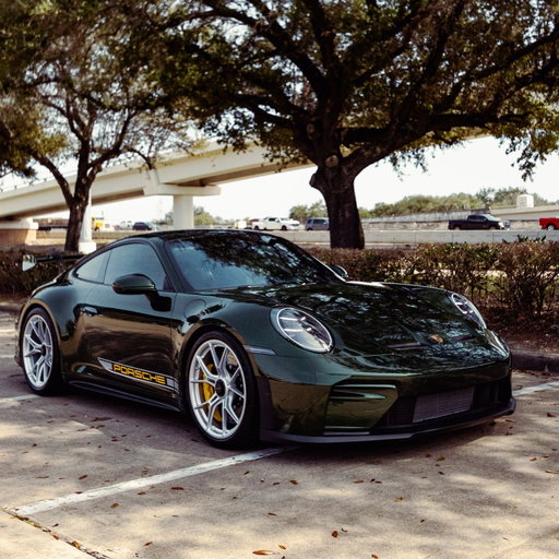 Swipe to see more of this gorgeous 911 GT3 finished inOak Green Metallic Neo and paired with a manual transmission. There is no substitute. Explore our collection through the link in bio.