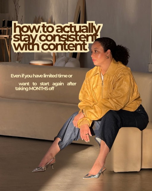 The framework to posting consistent content ✍🏽⁠
⁠
The key to consistency isn’t MORE. You just need to simplify using the 3 R’s:⁠
⁠
✅ REPETITION⁠
⁠
You don’t need to be groundbreaking. An effective strategy means repeating the same things over and over with your core content pillars. Your expertise and ideas are worth sharing more than once.⁠
⁠
✅ REPURPOSE⁠
⁠
The best way to start creating content again is to use content you’ve already created. That email, podcast script, or top-performing post can become your next video.⁠
⁠
✅ ROUTINE⁠
⁠
Intentionally set aside time to create content in your daily, weekly, or monthly routine.⁠
⁠
You’re not broken. You’re not lazy. You have amazing ideas just ready to be created. You just need to simplify using the 3 R’s.⁠
⁠
📌 SAVE to take action on one thing from this post as we end of Q1 strong 👏🏽