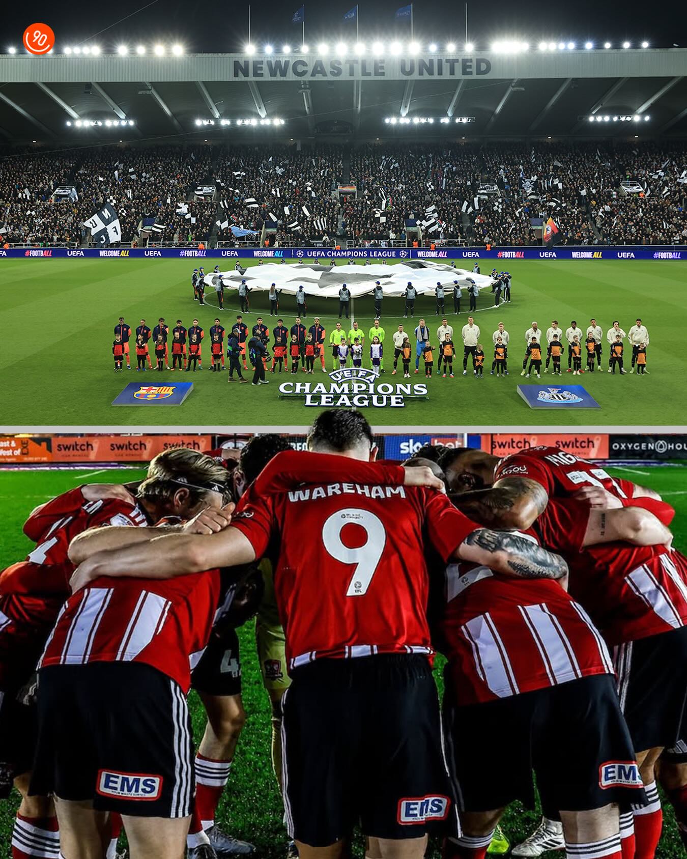 An unfortunate Barcelona fan turned up at the wrong St James’ Park last night.

It was only when he reached the turnstiles in Devon and showed his ticket to the staff that he realised his mistake. But luckily for him, Exeter City staff sorted him out a ticket to watch them take on Lincoln City in League One.

Not quite the Champions League Round of 16, but beggars can’t be choosers.