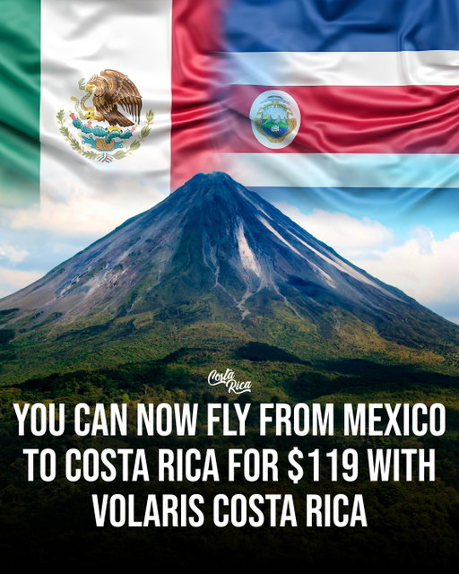 Click link in bio NOW! 🔗

Mexico → Costa Rica $119 🇨🇷✈️

Volaris Costa Rica | May 8, 2026 only! This price won't last long so book your tropical escape TODAY before it's gone! 🌴🔥

#FlightDeal #CostaRica #TravelHack