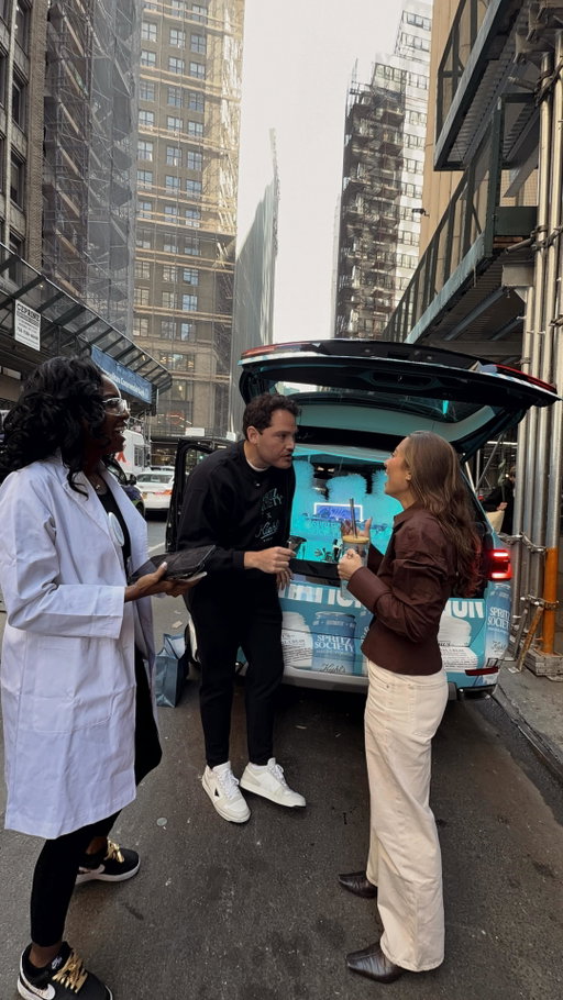 Bring your brother to work day apparently. @spritz x @kiehls is available now at spritzsociety.com!!