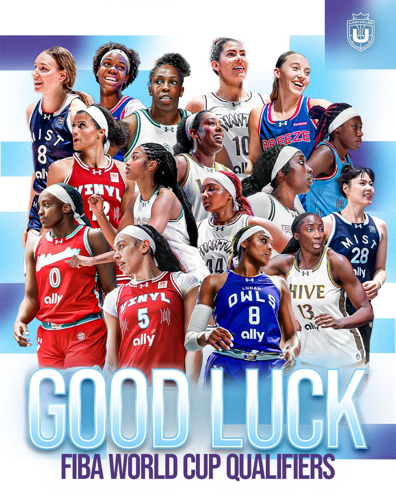 Wishing Good Luck to everyone in the FIBA 5v5 World Cup Qualifiers 🤩