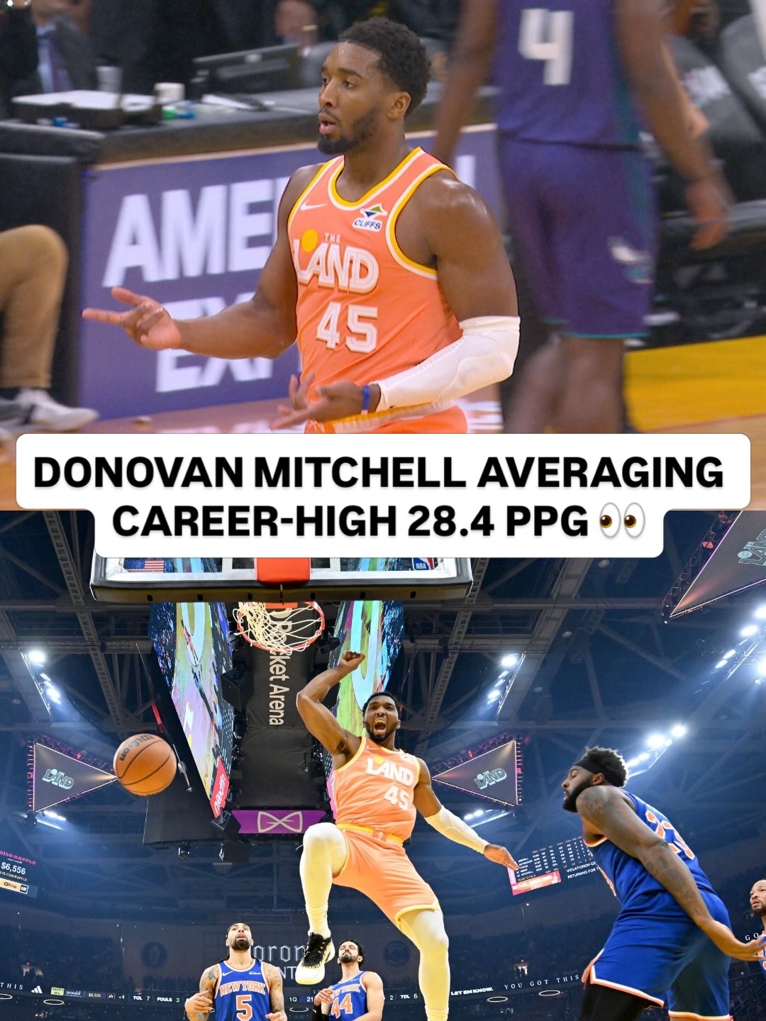 “There’s not a scheme for a guy like Donovan Mitchell.” 28.4 PPG | 48.2 FG% | 3.4 3PG 🔥 Year 9 @spidadmitchell is in peak form! CLE/ORL • 7:30pm/et • ESPN