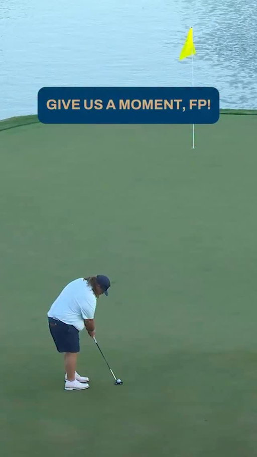 Tiger isn’t the only one who can drain the iconic putt on the 17th 😮‍💨