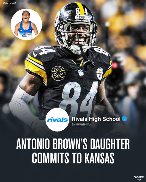 Antanyiah Brown has signed with Kansas track and field🔴🔵

Antanyiah is the daughter of former NFL player Antonio Brown. 

Follow @RivalsDotCom for High School News, Scores, Schedules, Rankings and Data