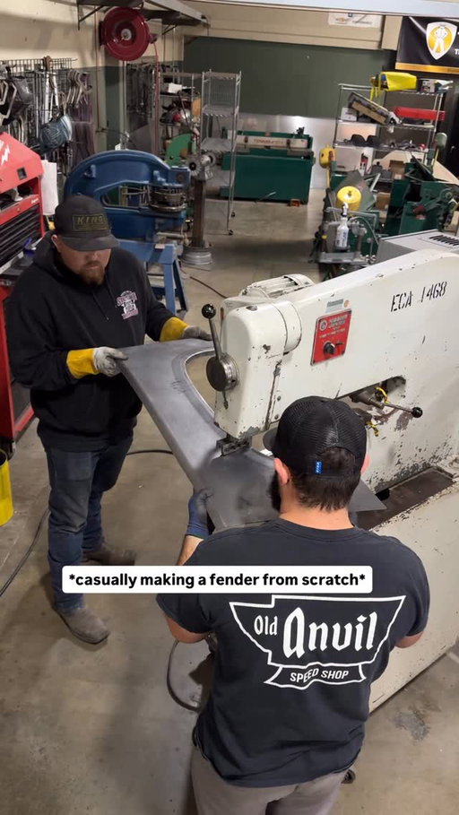 [1,200hp Donk/Pre-Runner El Camino SS update] 

Just a little teaser of our recent progress on the @kingshocks El Camino SS… 

@brandongerringer just made a set of dies from scratch to form the new wheel arch. We think it’s turning out pretty rad… what do you guys think? 

+ help from @jake_from_statefarm0607 
Owners: King Shocks/ @tsunami_tsu