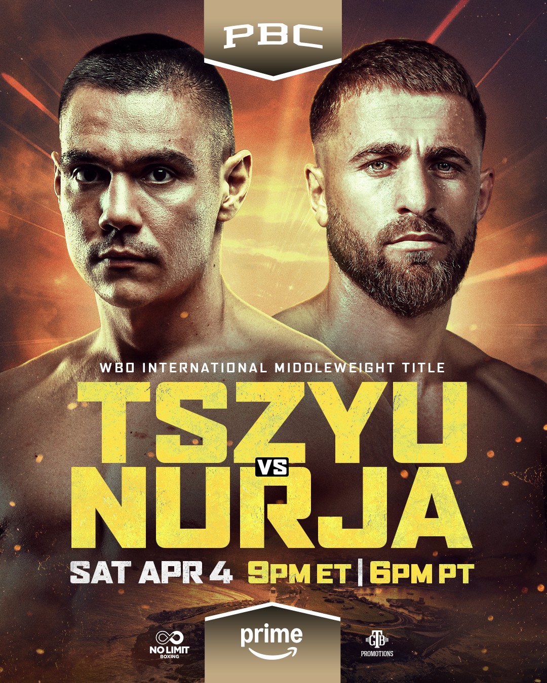 🚨 𝗝𝗨𝗦𝗧 𝗔𝗡𝗡𝗢𝗨𝗡𝗖𝗘𝗗 🚨

Former world champion and Australian superstar @timtszyu returns to battle undefeated rising contender @denisnurja for the vacant WBO International Middleweight Title on Saturday, April 4, live on @primevideo from the Wollongong Entertainment Centre in Australia!

🔗 LINK IN BIO