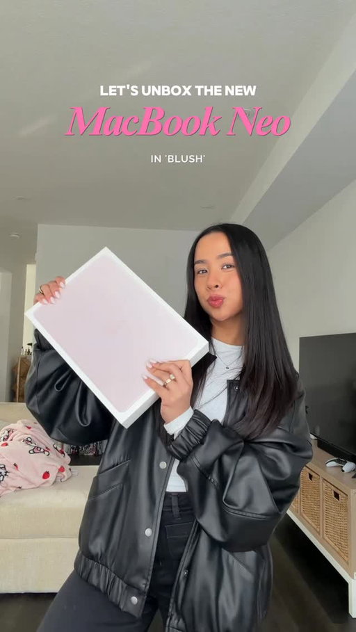The MacBook for the girlies 💕🌸💻 Unboxing the new MacBook Neo in Blush!

@apple #macbookneo #macbookneoblush