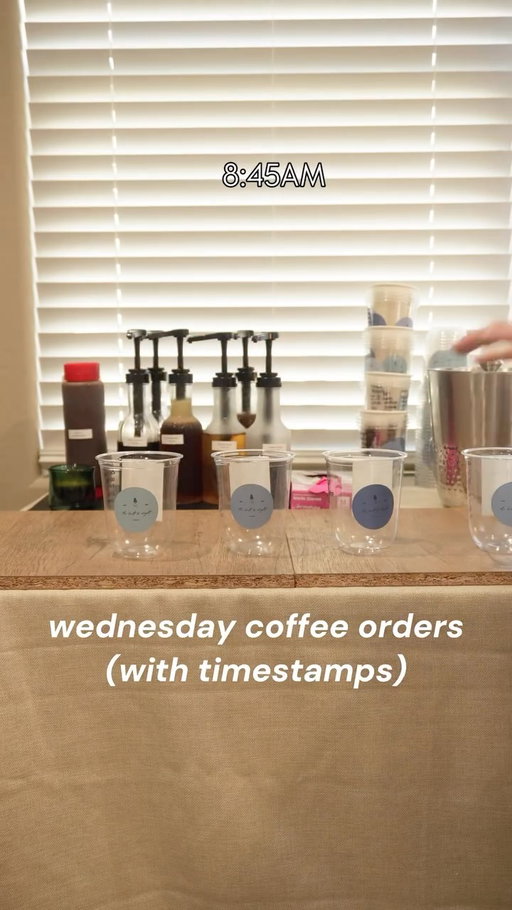 Make Wednesday coffee orders with me from 9AM-12:00PM as a SAHM + Barista✨💕 #barista #coffeeathome #coffeetrailer #smallbusiness