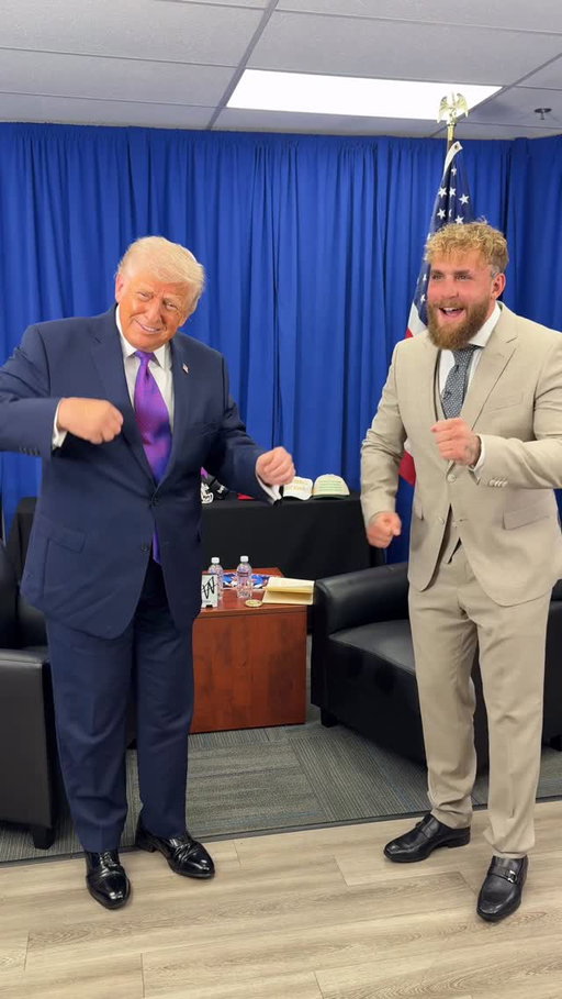 Amazing day and interview coming with DJT @potus @realdonaldtrump