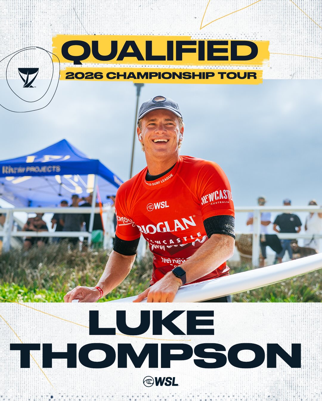BRU IS ON THE WORLD CHAMPIONSHIP TOUR 🇿🇦

Huge congrats to @luke.thompsson, lifelong dream has just come true.

@bioglanau #NewcastleSURFEST @originalbonsoy @destination_nsw
