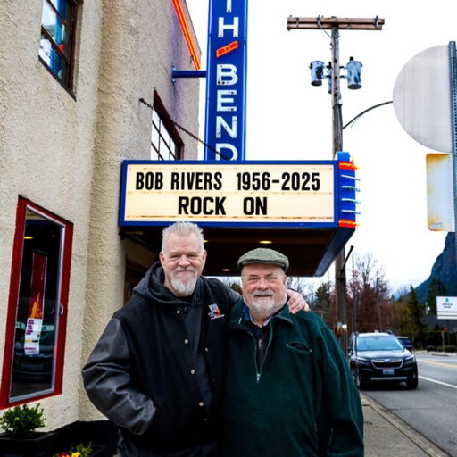 Lost my dad to cancer one year ago today. If heaven has a hall of fame. He’s gonna make his way into that one too! Thank you to my friends, family and the poor audience members for letting me be a little sad and for kicking my ass when I need it. I personally think we're cooking up some fun jokes. I can't wait to share more.

You can visit Bob's plaque at North Bend Theatre  or Bob's Bench on Poo Poo Point on Tiger Mountain. You can also start your mornings the right way by ordering his homemade Vermont Maple Syrup and pour one out for Bob. Or you can order a Bob Rivers Show sticker on my website. The entire catalog of twisted tunes and radio show clips and podcasts are online for as long as we remember to pay the internet bill. Peace on Earth, Dude!