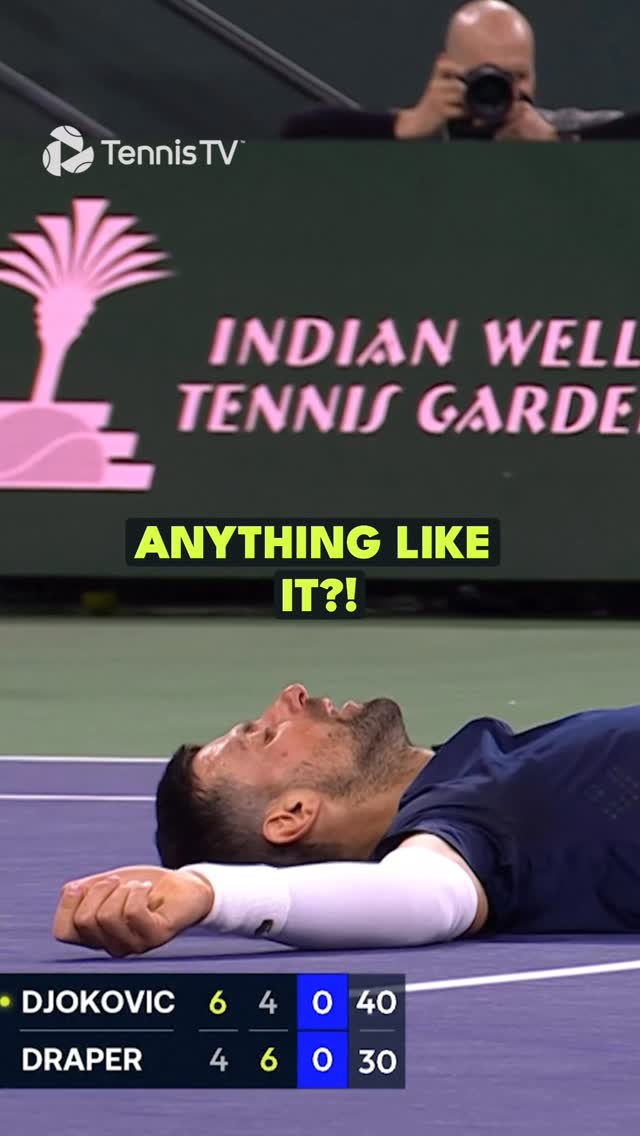 ONE OF THE BEST POINTS OF TENNIS YOU WILL EVER SEE 🤯🤯🤯