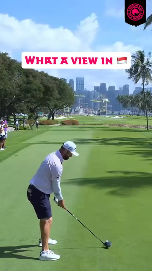Elite Drives + Elite Views on the 5th hole at Sentosa Golf Club ⛳🇸🇬