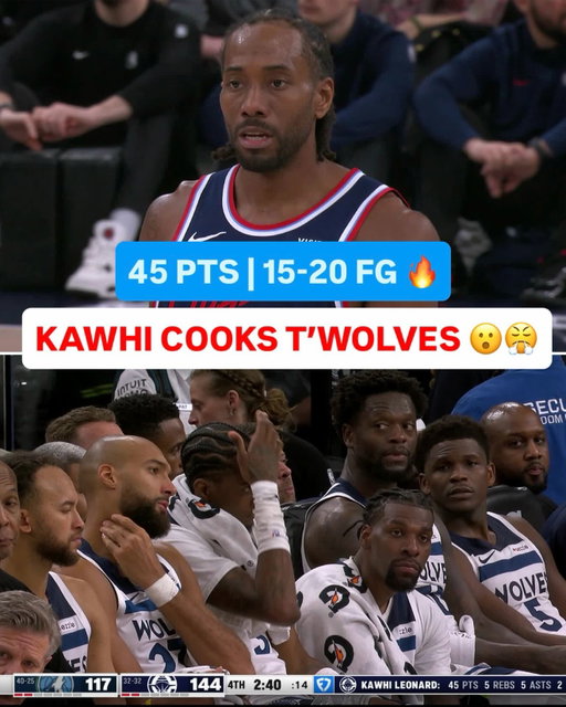 KAWHI GOES OFF ON THE WOLVES WITH 45 PTS 🔥🔥